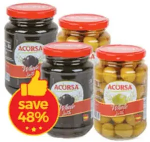 Acorsa Plain Olives Black/Green