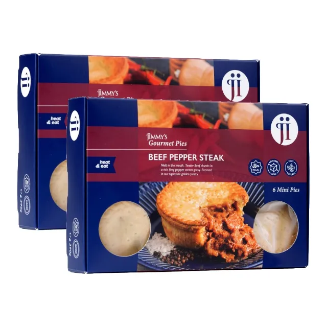 Jimmy's Gourmet Pie Beef Pepper Steak