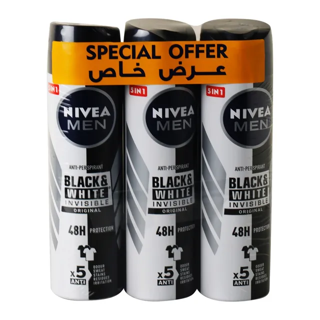 Nivea Men Black & White Invisible Original Anti-Perspirant Deodorant Spray