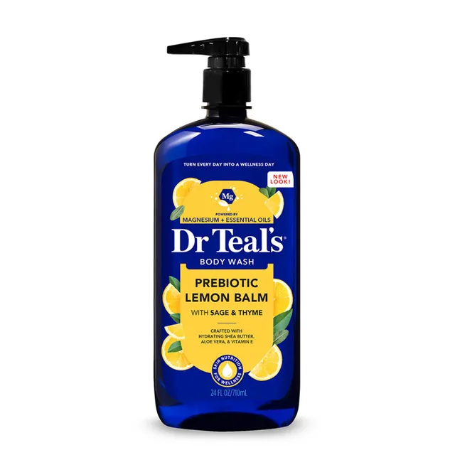 Dr Teal's Body Wash Prebiotic Lemon Balm with Sage & Thyme