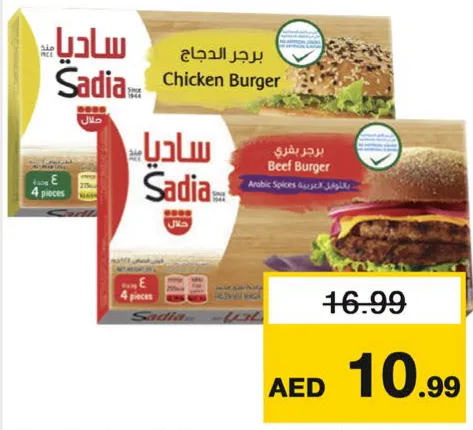 Sadia Beef Burger / Chicken Burger