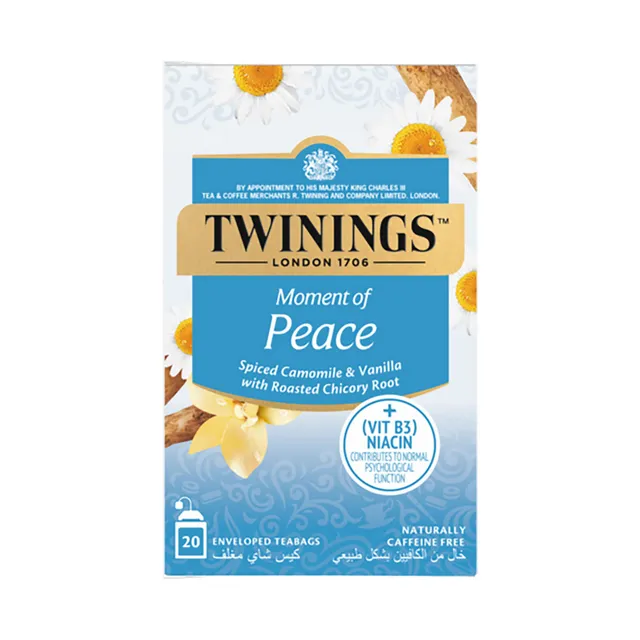 Twinings Moment of Peace Spiced Camomile & Vanilla with Roasted Chicory Root 20 Tea Bags