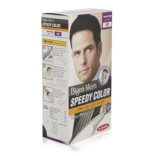 Bigen Men's Speedy Colour, 101 Natural Black