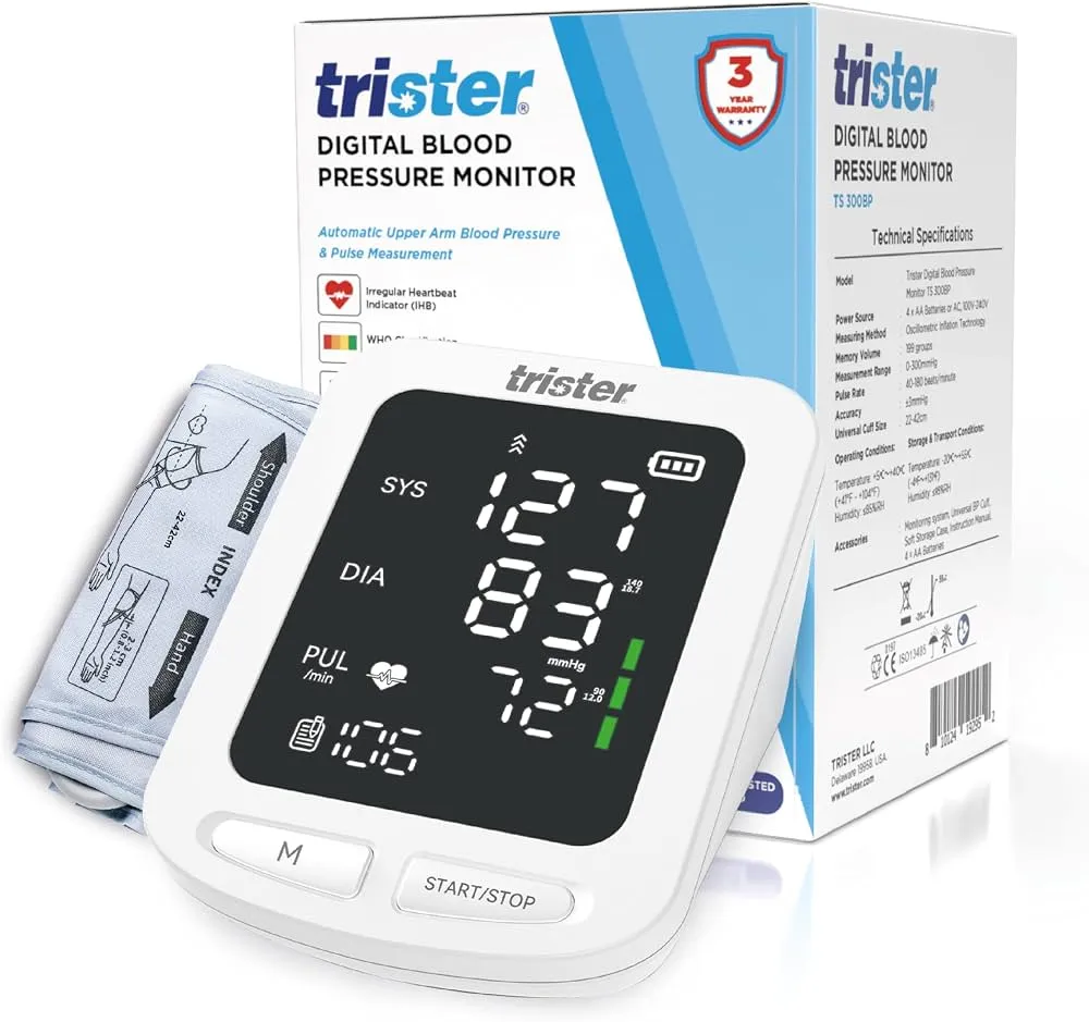trister جهاز رقمي لقياس ضغط الدم TS 300BP
