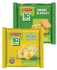 Britannia 50-50 Sweet & Salty Crackers Value Pack