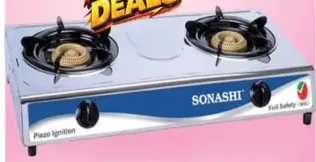 Sonashi Gas Stove 2-Burner
