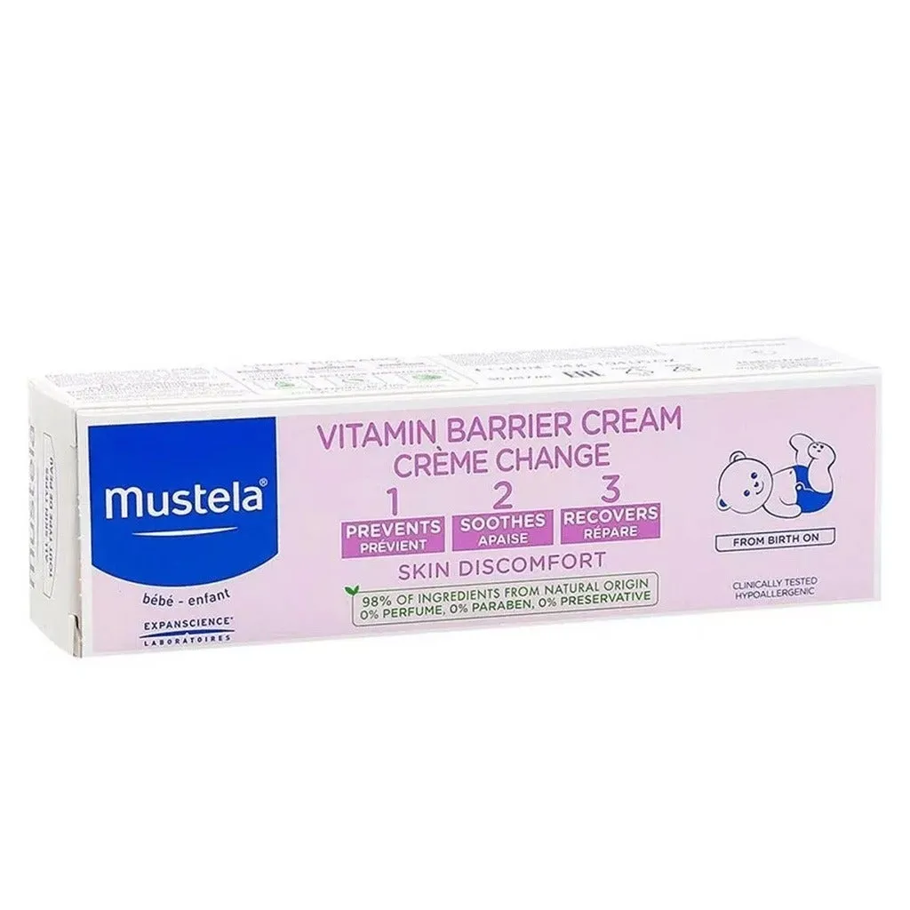 Mustela كريم حاجز بالفيتامين 123