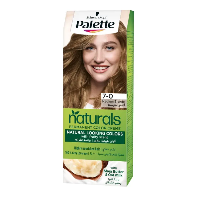 Palette Permanent Naturals Color Creme 7-0 Medium Blonde 1 pkt