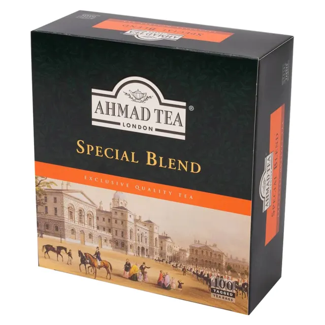 Ahmad Tea Special Blend Tea Bags 100 Tagged Tea Bags