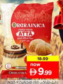 Orgrainica Chakki Fresh Atta