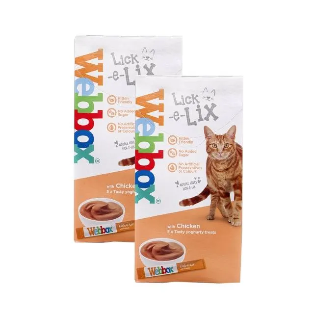 Webbox Cat Treats Chicken Yoghurt