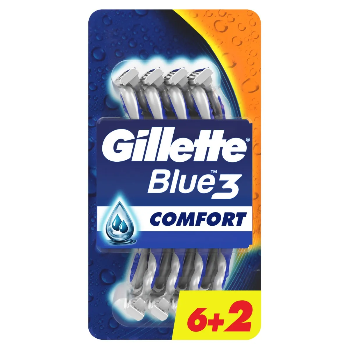 Gillette شفرة حلاقة Fp Blue3 Comfort 6+2