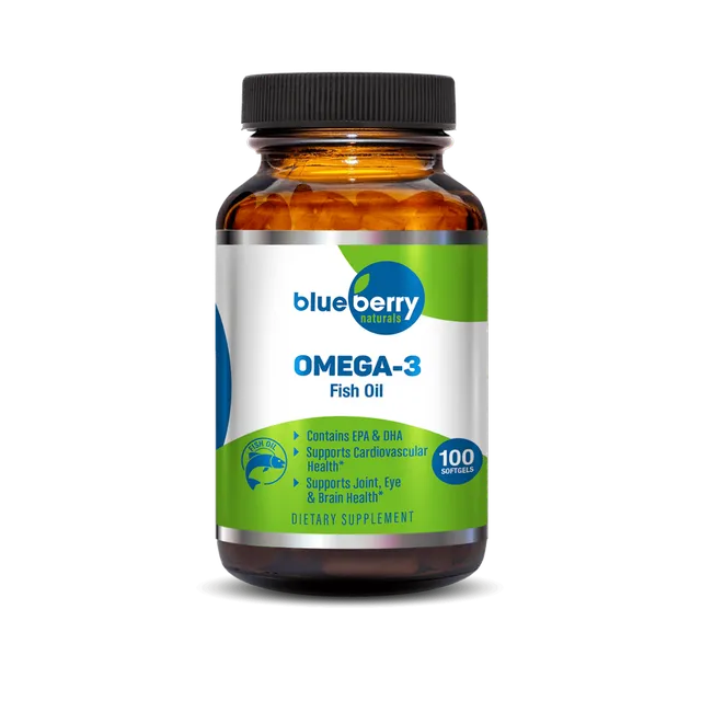 Blue Berry Omega 3 1000Mg - 100's