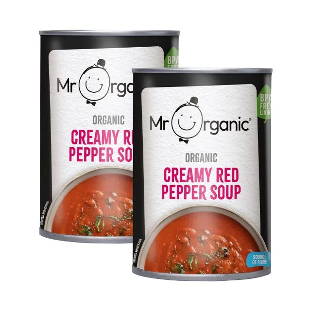 Mr Organic Soup Creamy Red Pepper