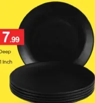 Bisbel Deep Plate Black