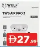 Wulf سماعات TWS Air Pro