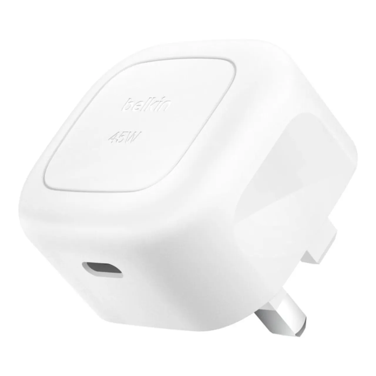 Belkin شاحن جداري BoostCharge بقدرة 45W، أبيض، WCA013myWH