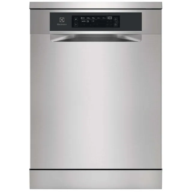 Electrolux 13 Place Settings Freestanding Low Noise Dishwasher, 8 Programs, Inverter Motor, Fully Automatic with Satellite Clean Technology, Comfort Lift, Maxi flex, Made in ITALY, ESC87300SX, Silver