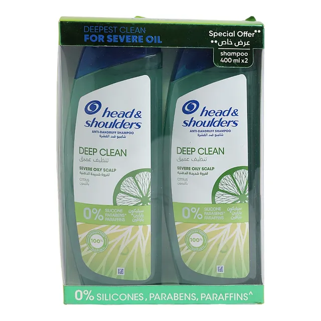 Head & Shoulders Deep Clean Severe Oily Scalp Anti-Dandruff Shampoo