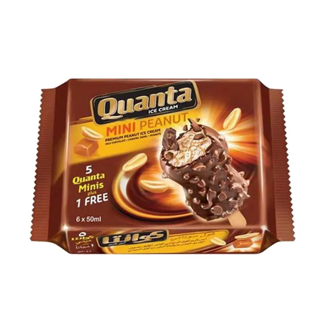 Quanta Mini Peanut Ice Cream 50Mlx6Pcs