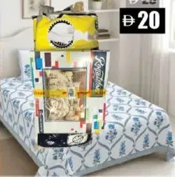 Single Bedsheet + Pillow 600