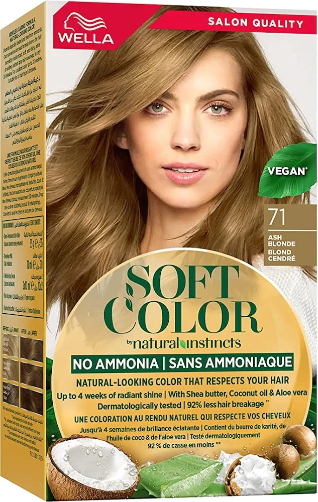 Wella Soft Color Natural Instincts Hair Color 7/1 Ash Blonde
