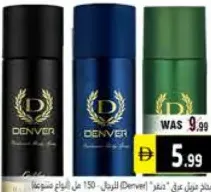 Denver Deo Spray Men Assorted