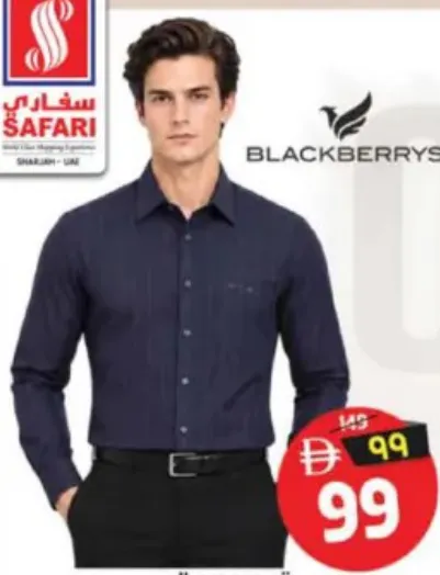 Blackberrys Mens Formal Shirt Ls Assorted