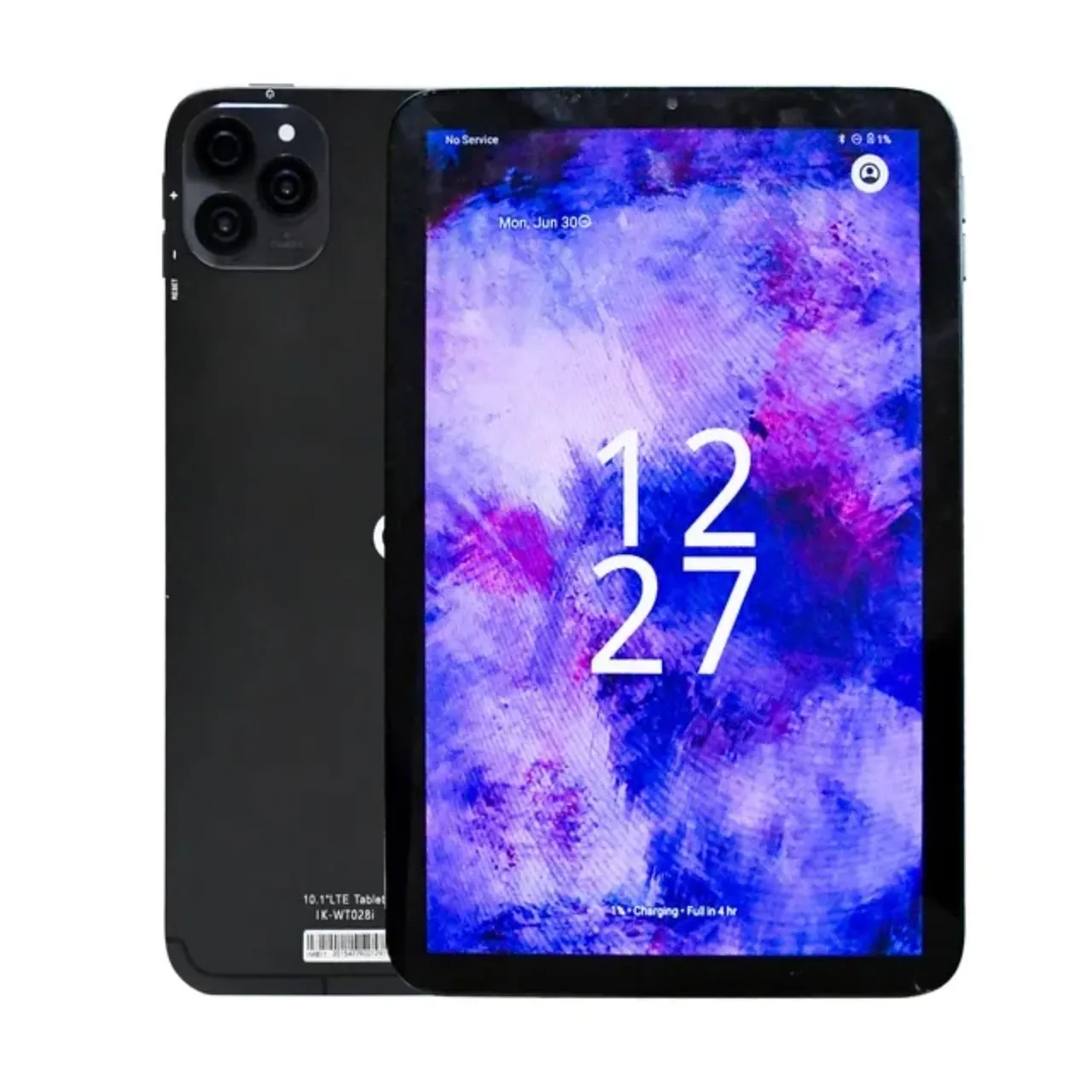 Ikon تابلت يدعم 4G، رام 4 GB، تخزين 128 GB، رمادي داكن، IK-WT028i
