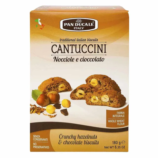 Panducale Pan Ducale Cantuccini Crunchy Hazelnuts And Chocolate Biscuits