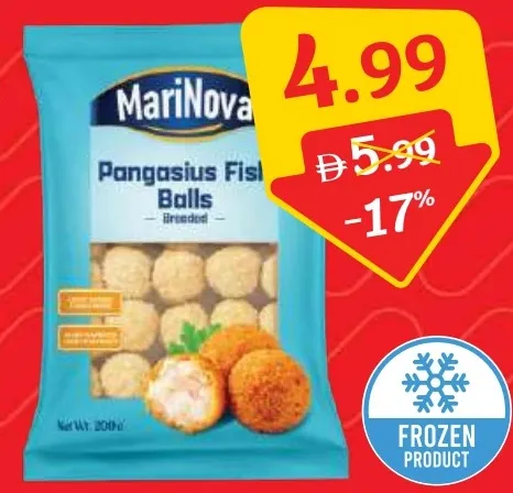 MariNova Breaded Pangasius Fish Ball