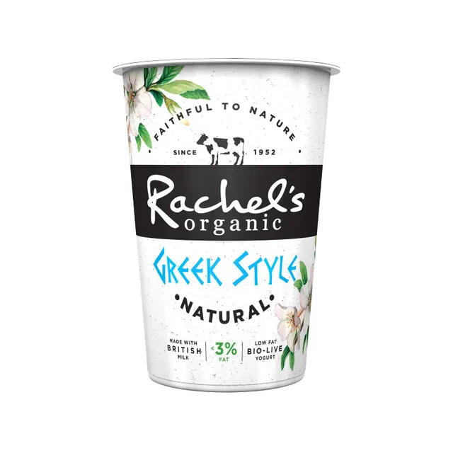 Rachels Organic Rachel's Organic Low Fat Greek Natural Bio Live Yogurt