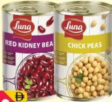 Luna Chick Peas / Red Kidney Beans