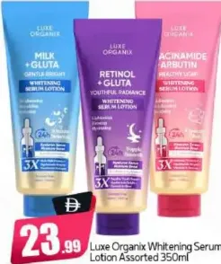 Luxe Organix Whitening Serum Lotion Assorted