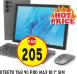 Oteeto Tab 90 Pro Max 10.1" Sim