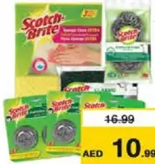 Scotch Brite Metallic Spiral/ Tripple Sponge Cloth
