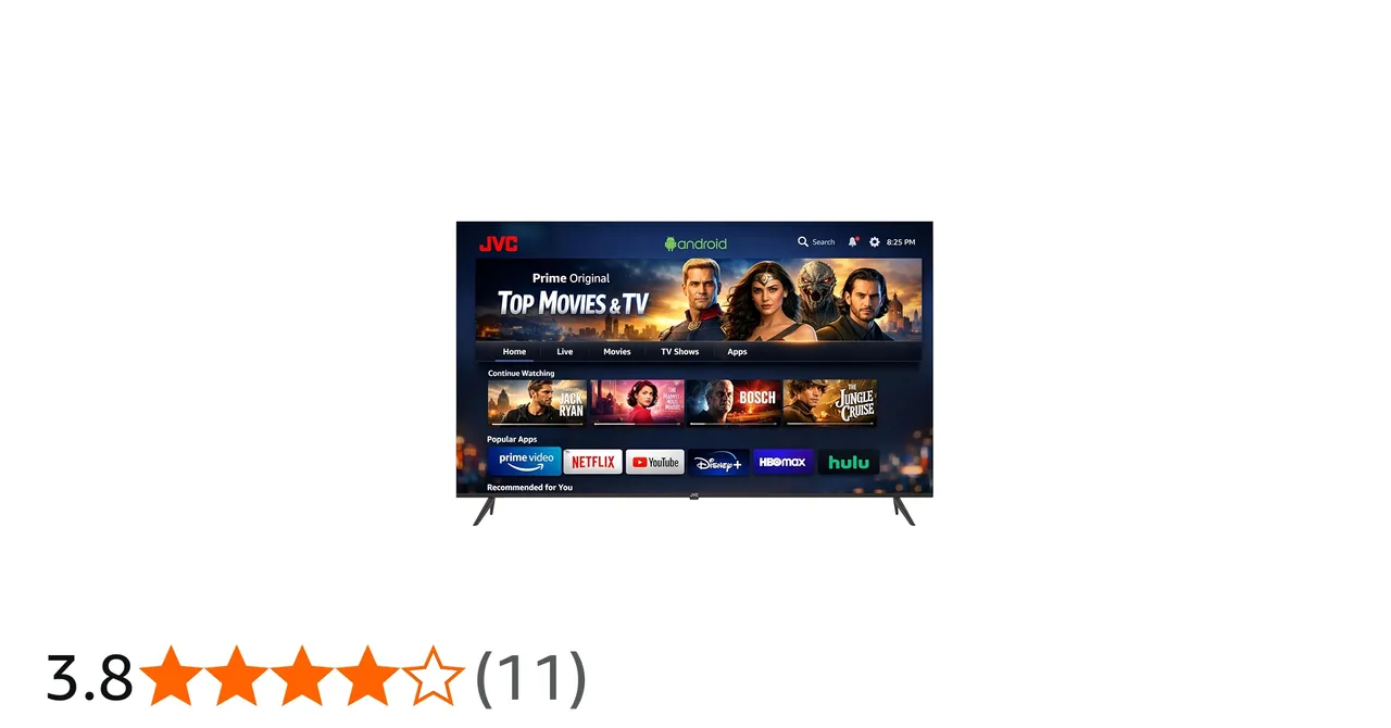 JVC تلفاز LED ذكي 4K مقاس 65" موديل LT-65N675