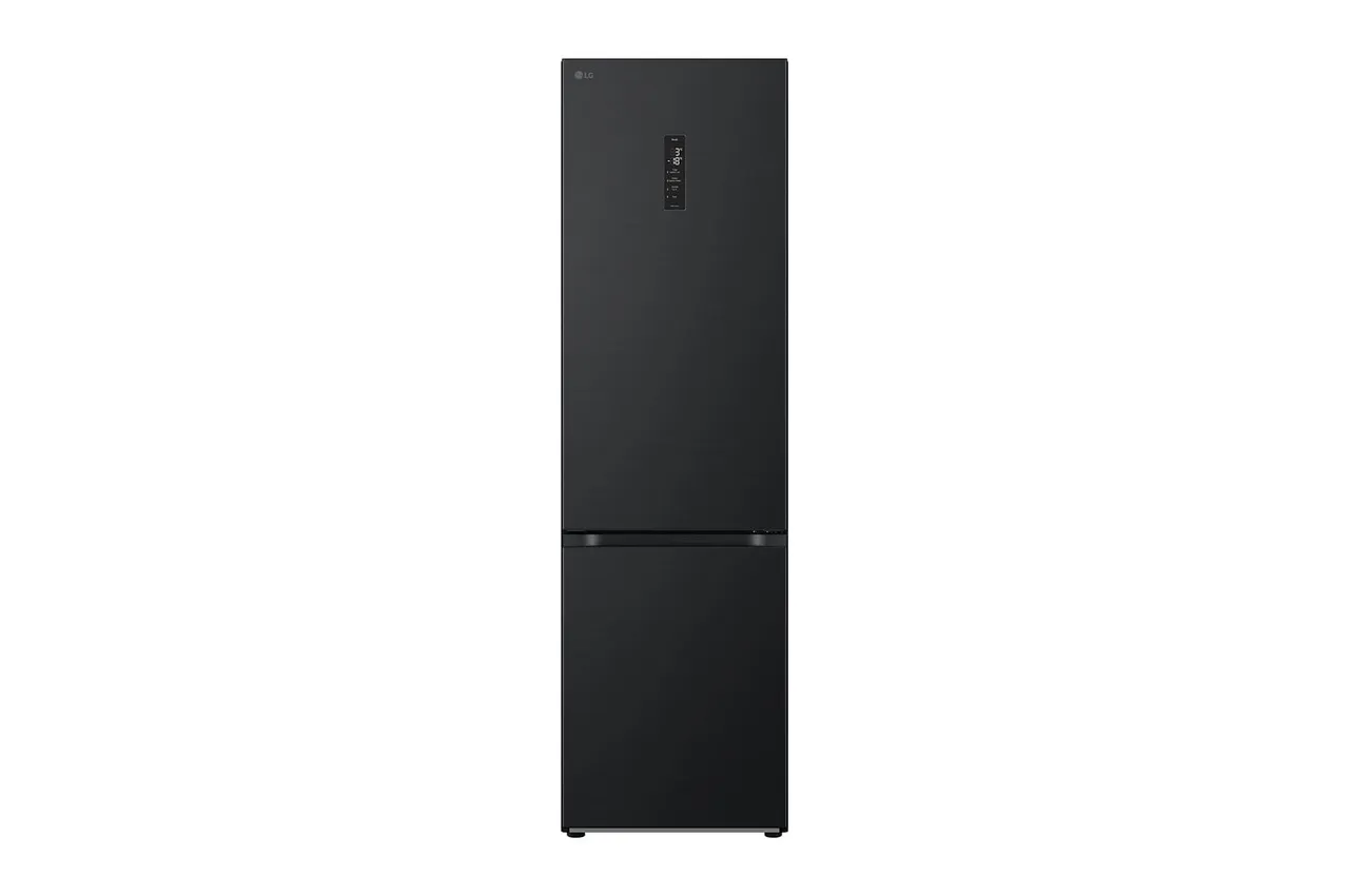 LG ثلاجة بفريزر سفلي Gross، ضاغط انفرتر، تدفق هواء متعدد، بدون تجميد، ضاغط انفرتر، لون أسود، موديل GRB509FQFW