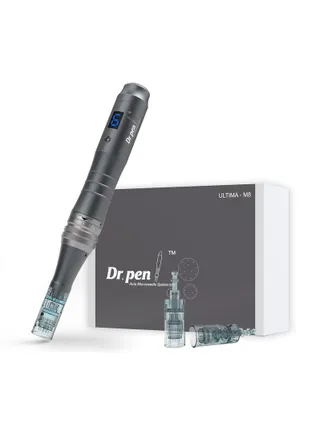 Blooming Time قلم ميكرونيدل احترافي Dr. pen Ultima M8 لاسلكي - طقم العناية بالبشرة للوجه والجسم