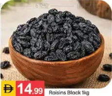 Raisins Black