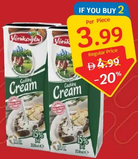 Yorukoglu Cooking Cream
