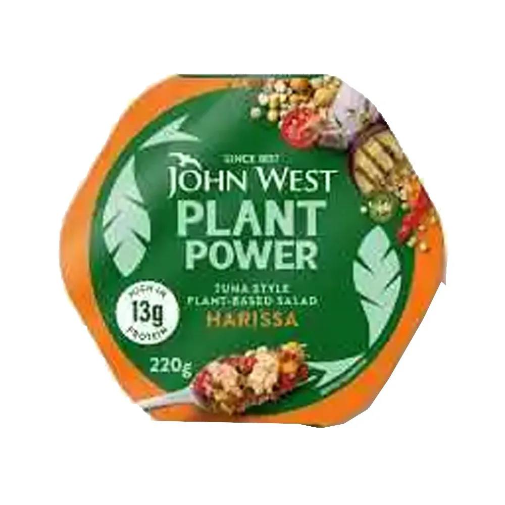 John West سلطة تونة بالهريسة مع الكسكس والعدس On The Go
