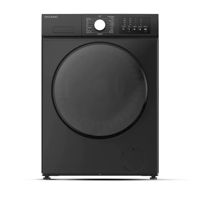 Daewoo Front Load Inverter Washing Machine DW-F0821BK, Dark Grey