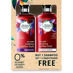 Herbal Essences شامبو بخلاصة القهوة العربية والفواكه - + بلسم