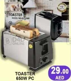 Toaster 650W