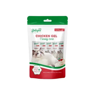 Delight Cat Wet Food Creamy Treat Chicken Flavor Gel Snacks