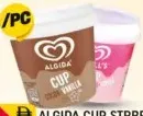 Algida Cup Strbry Vanilla/Cacao Vanilla