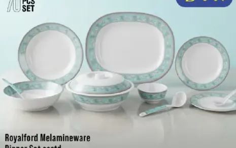 Royalford Melamineware Dinner Set asstd.