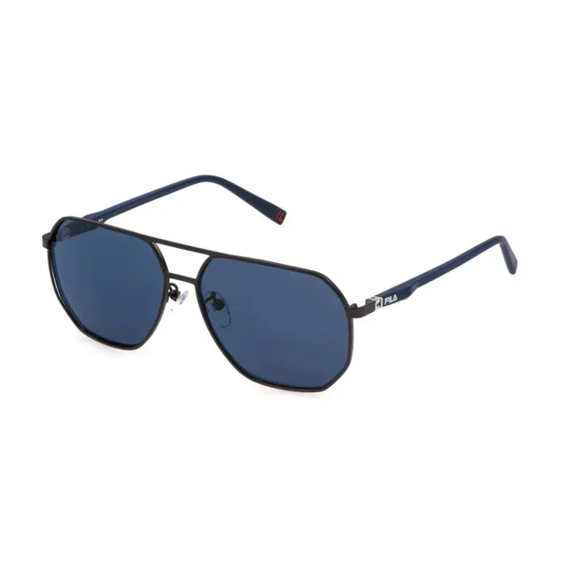 Fila Men's Geometric Sunglasses, 60 mm, Gun Metal, SFI892-627Y-60