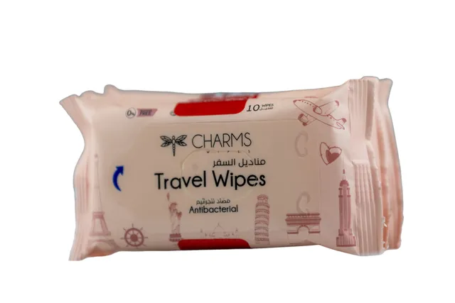 Charms Travel Wipes - 3 x 10 Wipes
